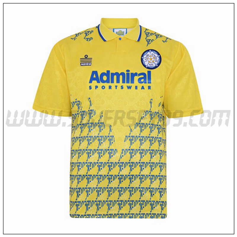 Tercera Camiseta Futbol Leeds United Retro 1992/1993