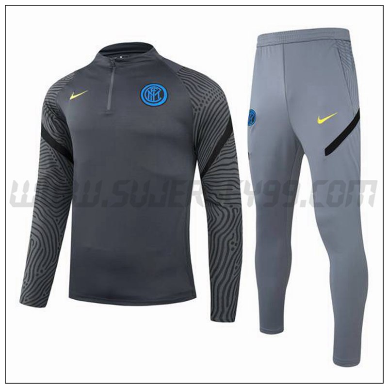 Chandal del Inter Milan Ninos Gris 2021 2022