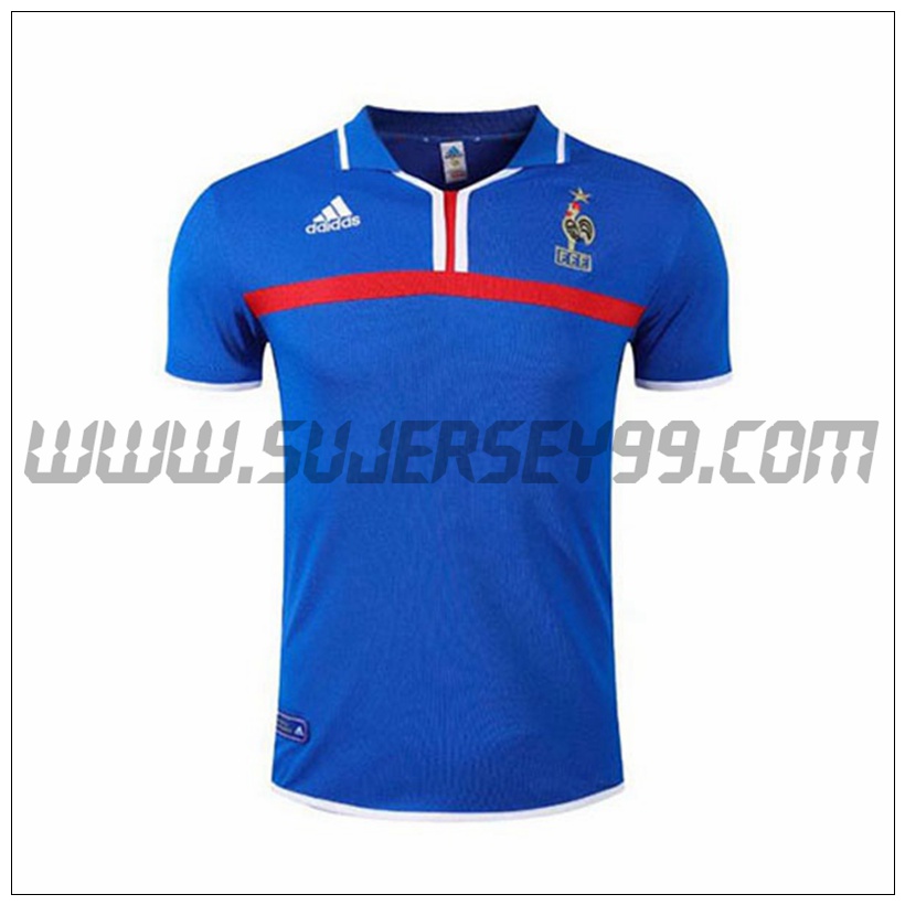 Camiseta Futbol Francia Retro Primera 2000
