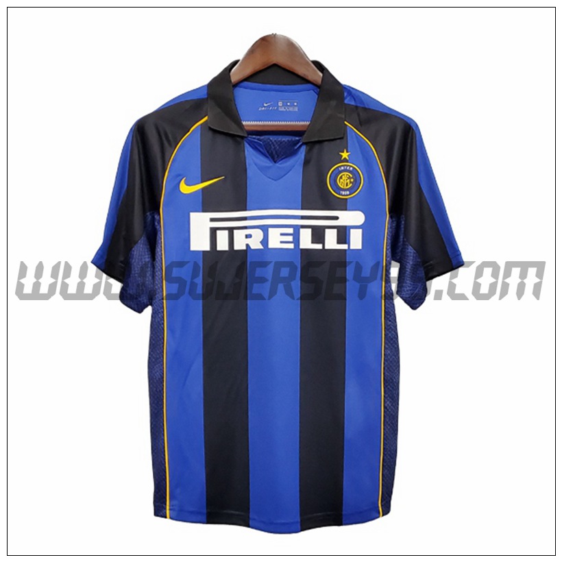 Camiseta Futbol Inter Milan Retro Primera 2001/2002