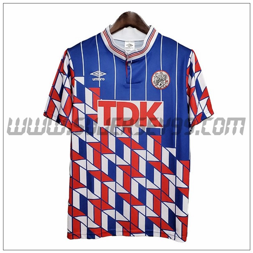 Camiseta Futbol AFC Ajax Retro Segunda 1990