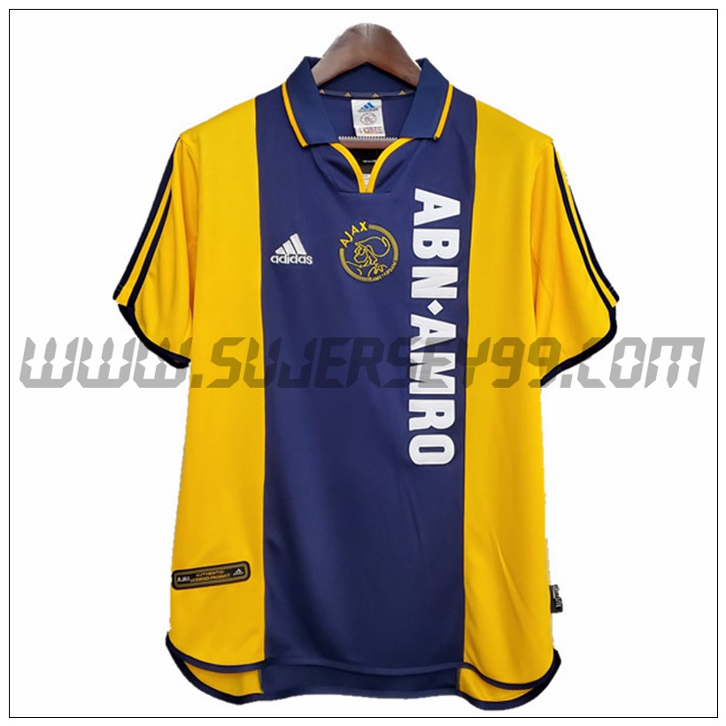 Camiseta Futbol AFC Ajax Retro Segunda 2000/2001