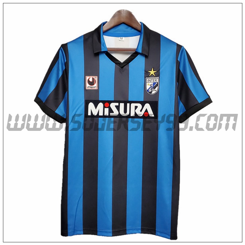 Camiseta Futbol Inter Milan Retro Primera 1988/1990