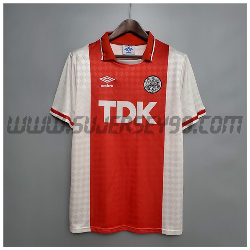 Camiseta Futbol AFC Ajax Retro Primera 1990/1992