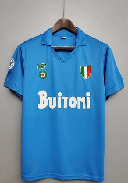 Camiseta Futbol SSC Nápoles Retro Primera 1987/1988