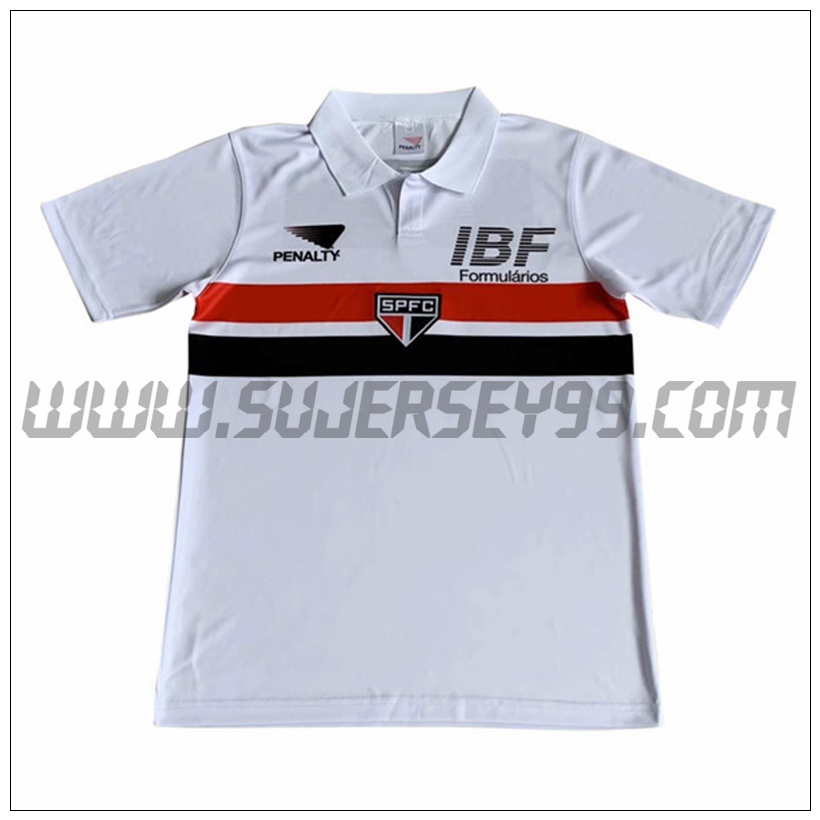 Camiseta Futbol Sao Paulo FC Retro Primera 1991