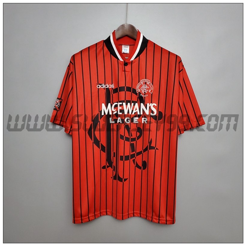 Camiseta Futbol Rangers FC Retro Segunda 1994/1995