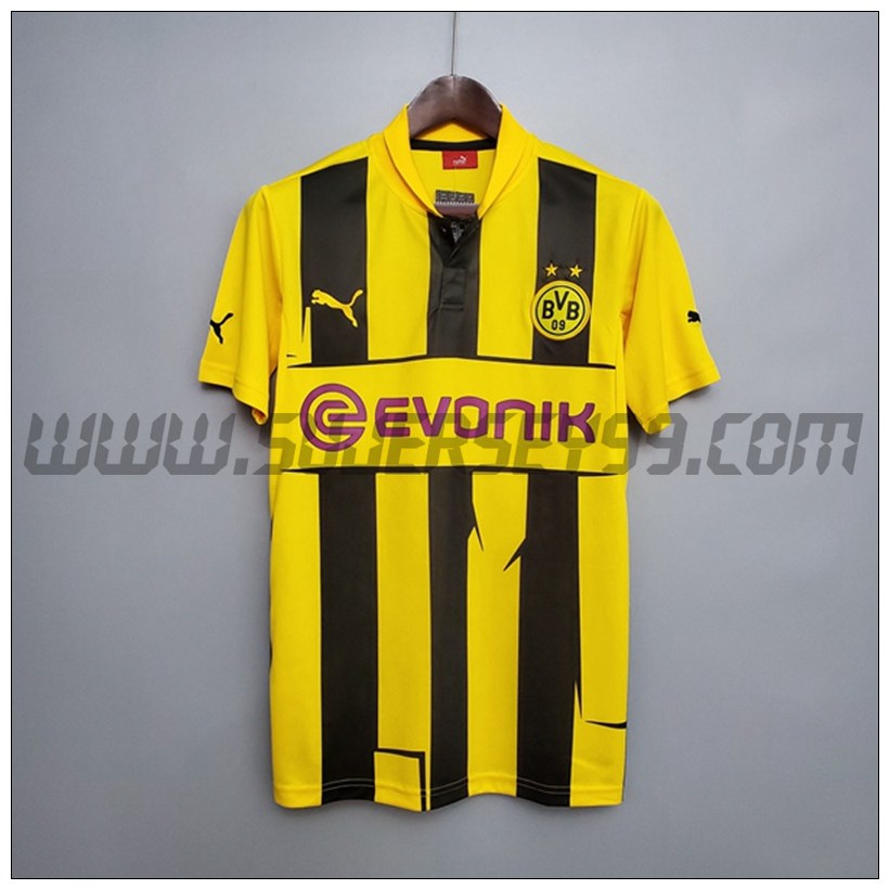 Camiseta Futbol Dortmund BVB Retro Primera 2012/2013