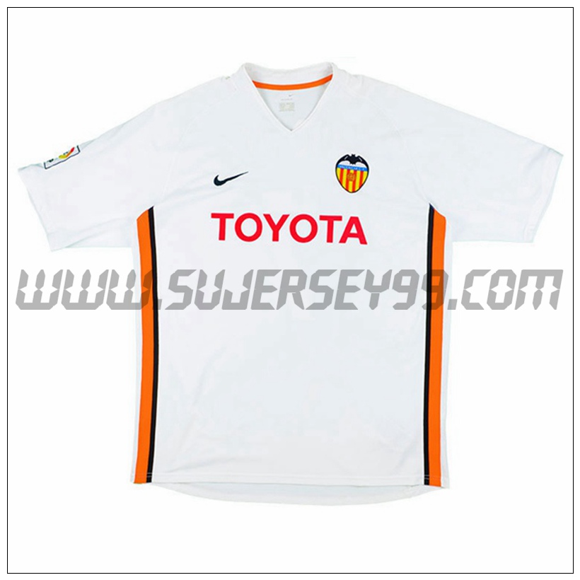 Camiseta Futbol Valencia Retro Primera 2006/2007