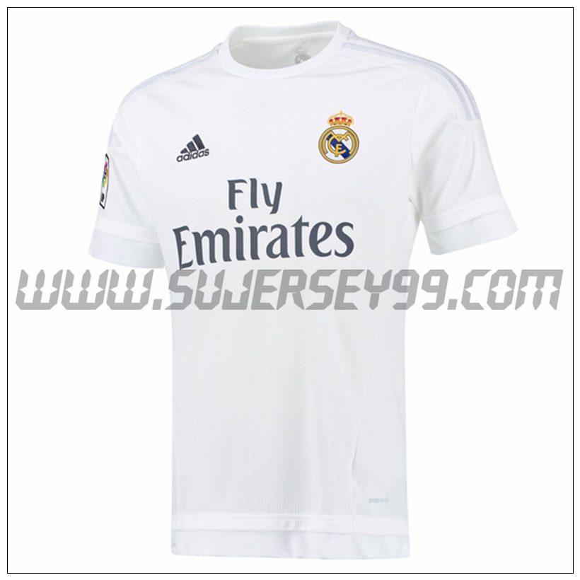 Camiseta Futbol Real Madrid Retro Primera 2015/2016