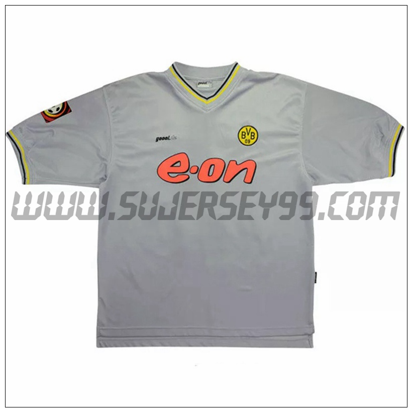 Camiseta Futbol Dortmund BVB Retro Segunda 2000/2001