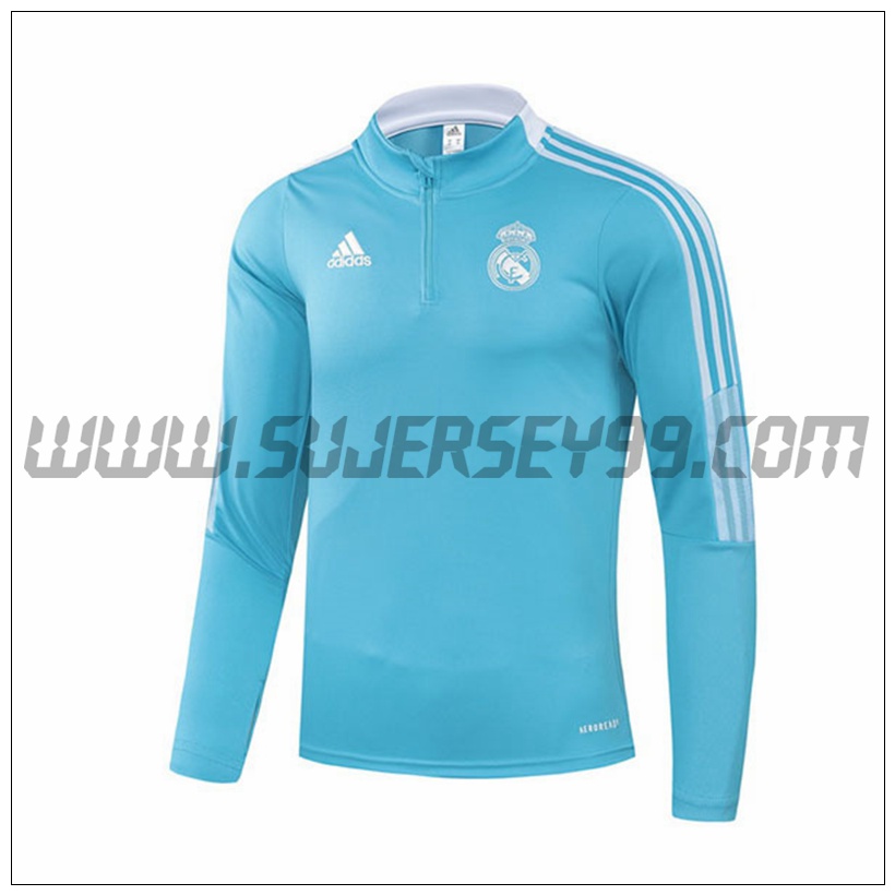 Sudadera Entrenamiento Real Madrid Azul 2021 2022