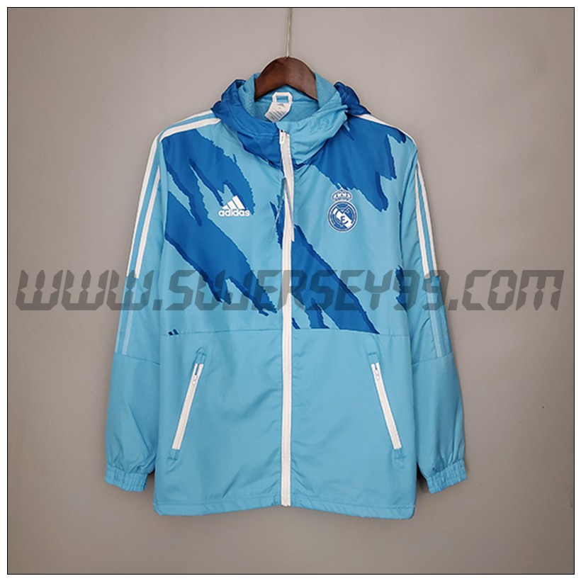 Rompevientos Real Madrid Azul 2021 2022