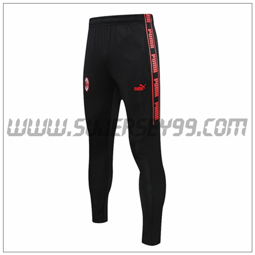 Pantalones Entrenamiento AC Milan Negro 2021 2022 -01