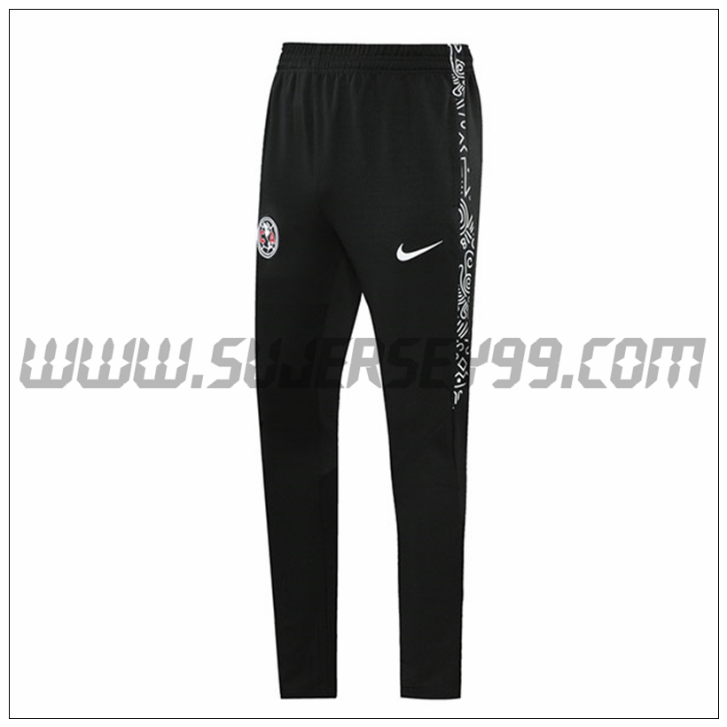 Pantalones Entrenamiento Club America Negro 2021 2022 -1