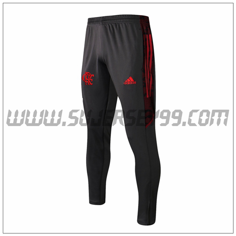 Pantalones Entrenamiento Flamengo Negro 2021 2022