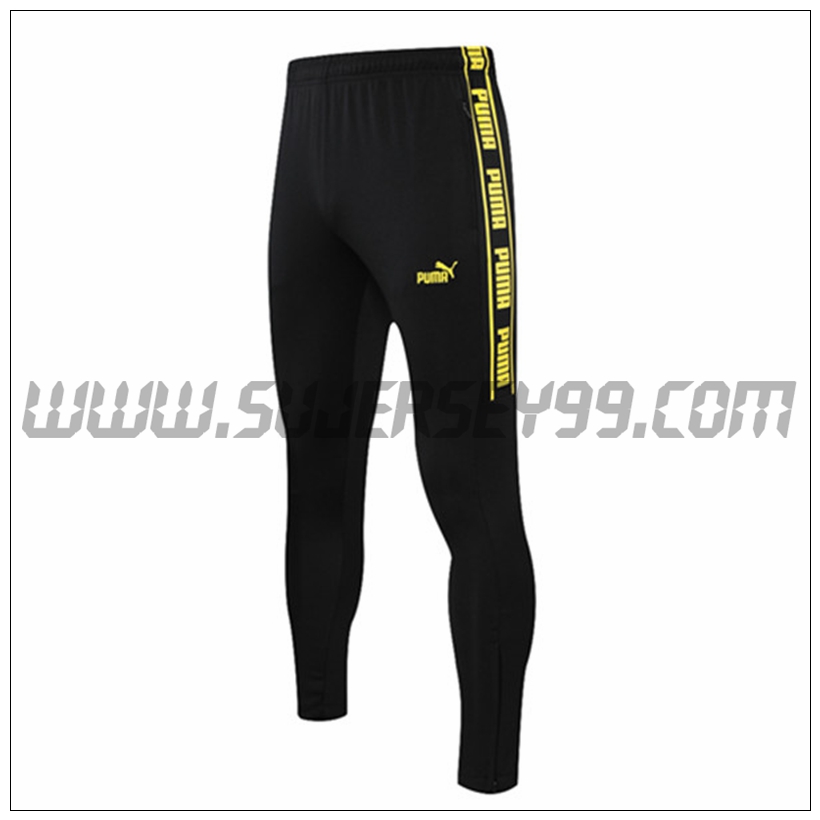 Pantalones Entrenamiento Dortmund BVB Negro/Amarillo 2021 2022