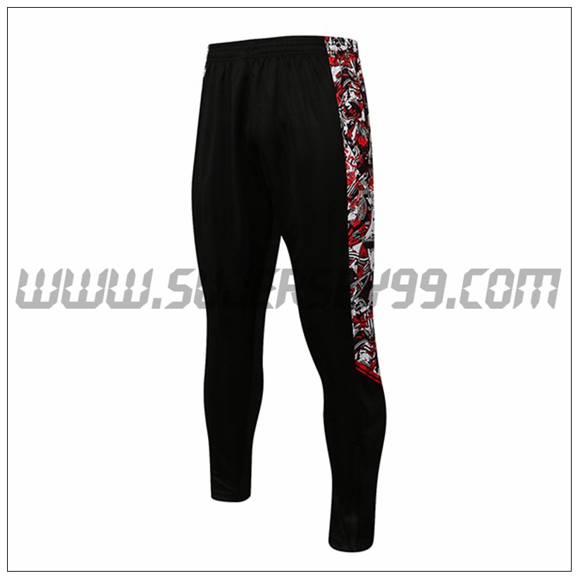 Pantalones Entrenamiento AC Milan Rojo/Blanco/Negro 2021 2022