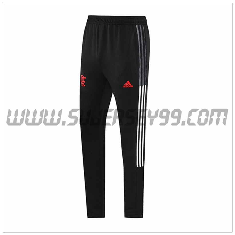 Pantalones Entrenamiento Flamengo Blanco/Rojo 2021 2022