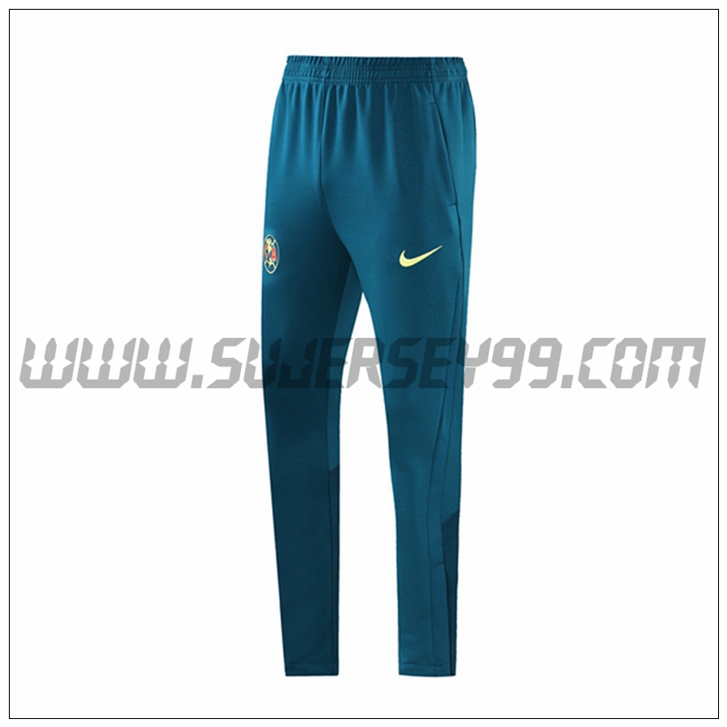 Pantalones Entrenamiento Club America Verde Oscuro 2021 2022