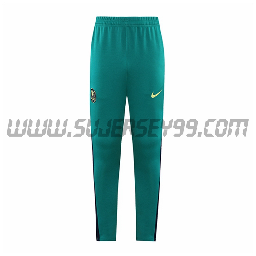Pantalones Entrenamiento Club America Verde 2021 2022