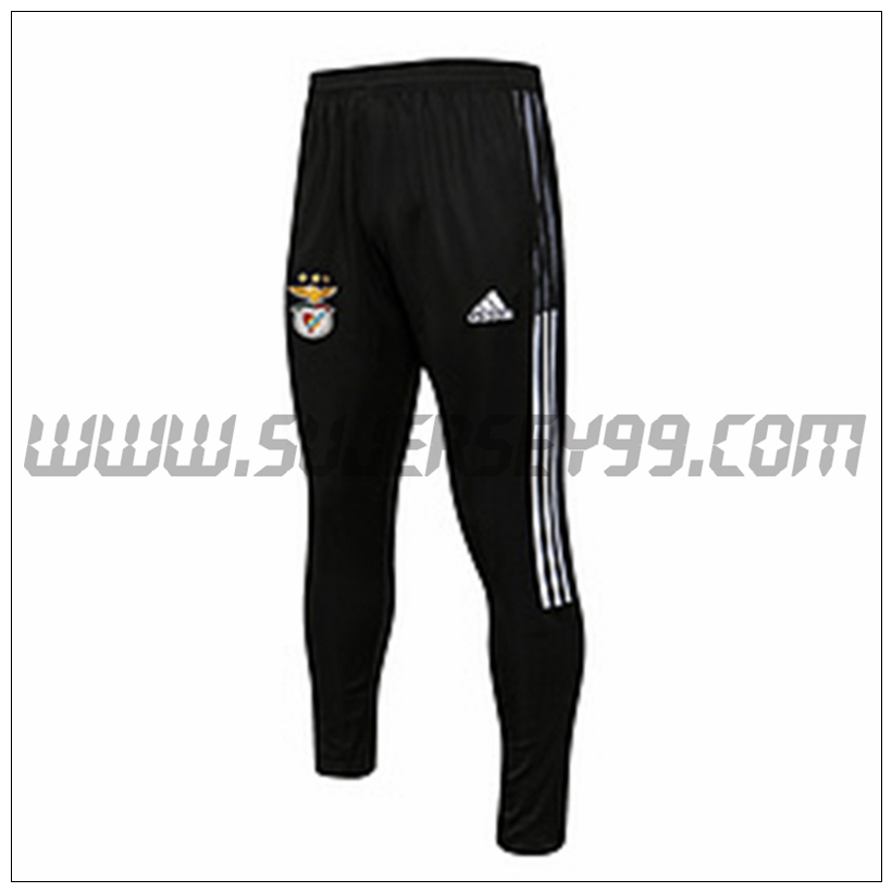 Pantalones Entrenamiento S.L.Benfica Blanco/Negro 2021 2022