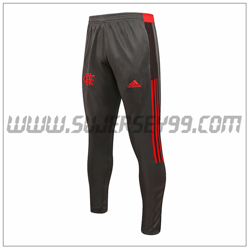 Pantalones Entrenamiento Flamengo Rojo/Negro 2021 2022