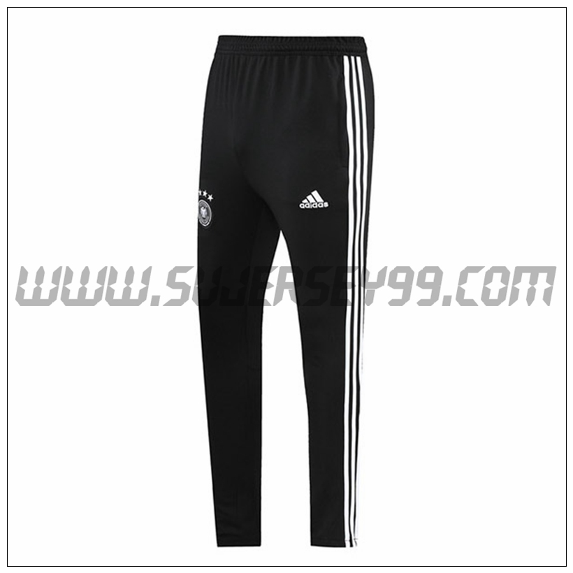 Pantalones Entrenamiento Alemania Blanco/Negro 2021 2022
