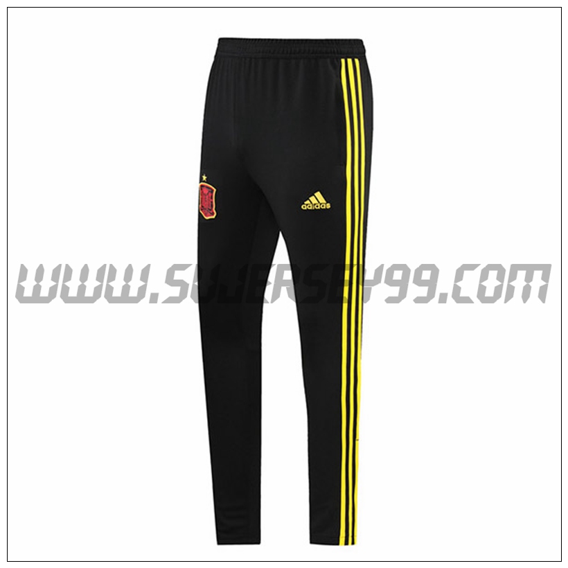 Pantalones Entrenamiento España Rojo/Negro/Amarillo