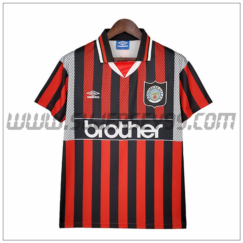 Camiseta Futbol Manchester City Retro Segunda 1994/1996