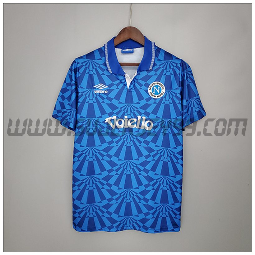 Camiseta Futbol SSC Nápoles Retro Primera 1991/1993