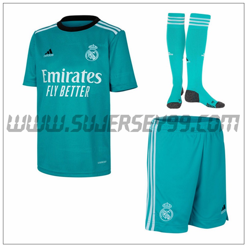 Tercera Equipacion del Real Madrid (Pantalones + Calcetines) 2021 2022