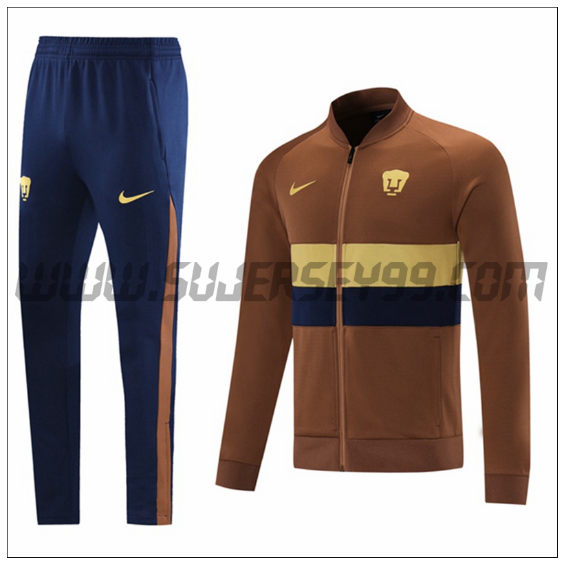 Chaqueta Chandal del Pumas UNAM Marrón 2021 2022