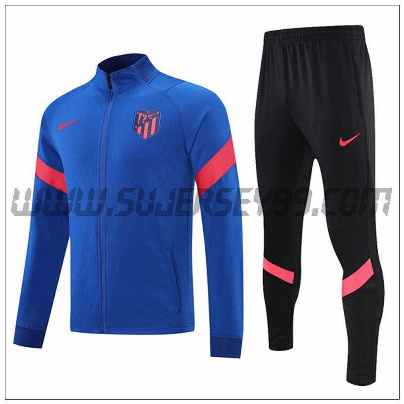Chaqueta Chandal del Altetico Madrid Azul 2021 2022