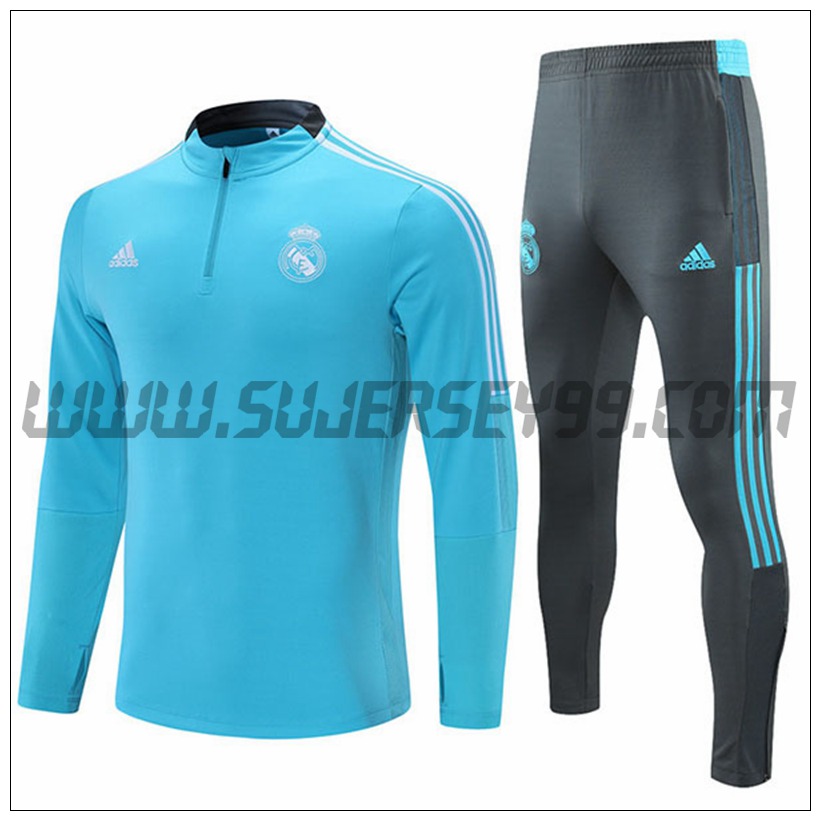 Chandal del Real Madrid Azul claro 2021 2022