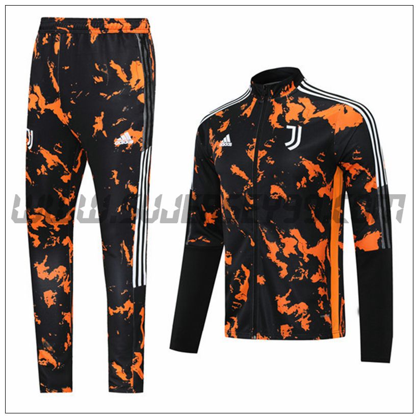 Chaqueta Chandal del Juventus Negro/Orange 2021 2022
