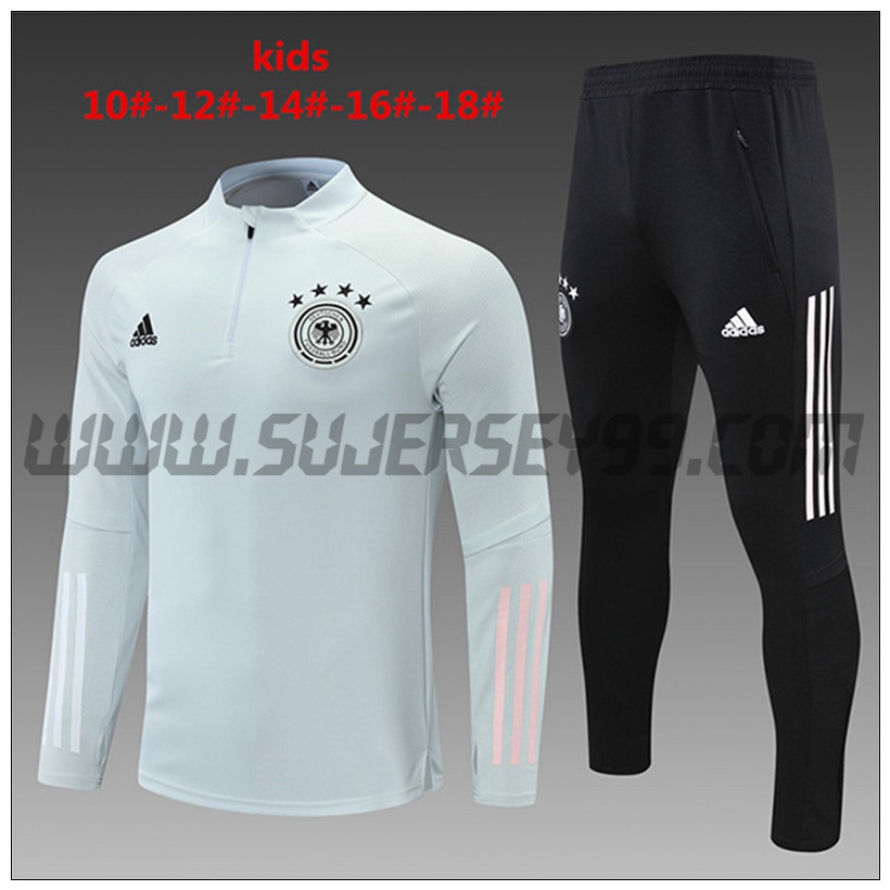 Chandal del Alemania Ninos Gris claro 2021 2022