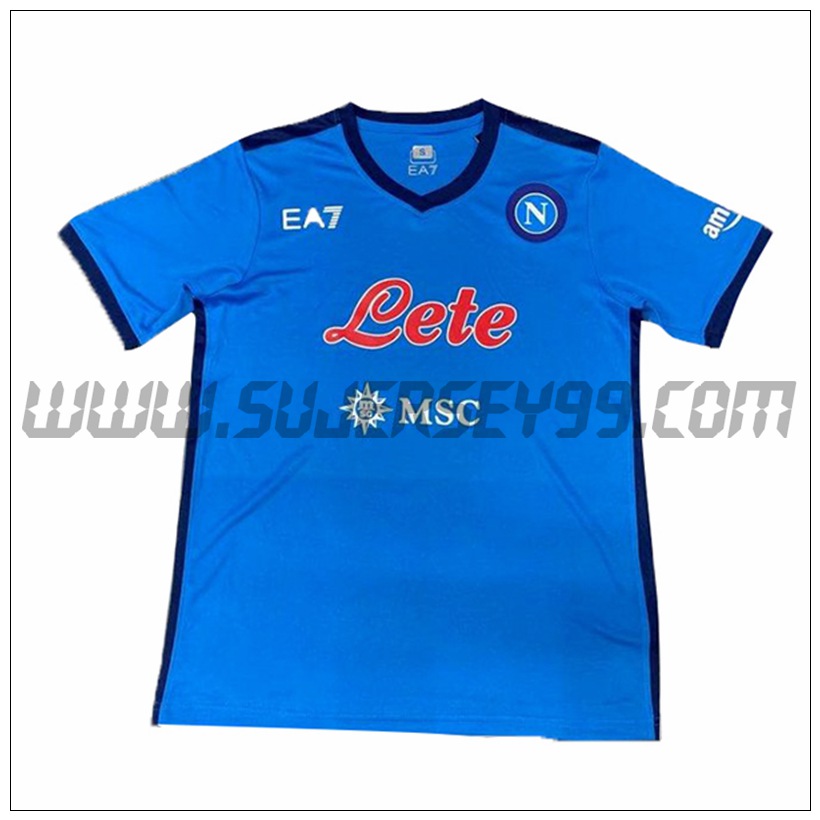 Primera Camiseta Futbol SSC Napoles 2021 2022
