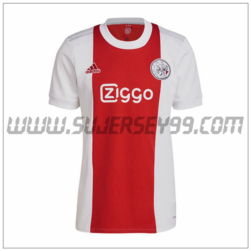 Primera Camiseta Futbol AFC Ajax 2021 2022