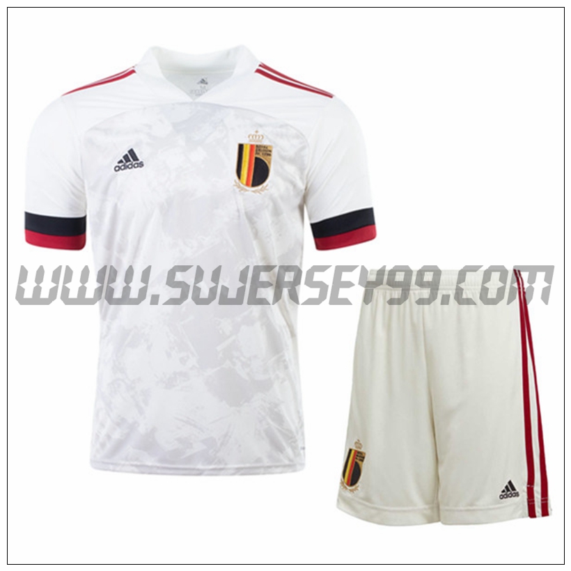 Segunda Equipacion del Belgica Ninos 2021 2022