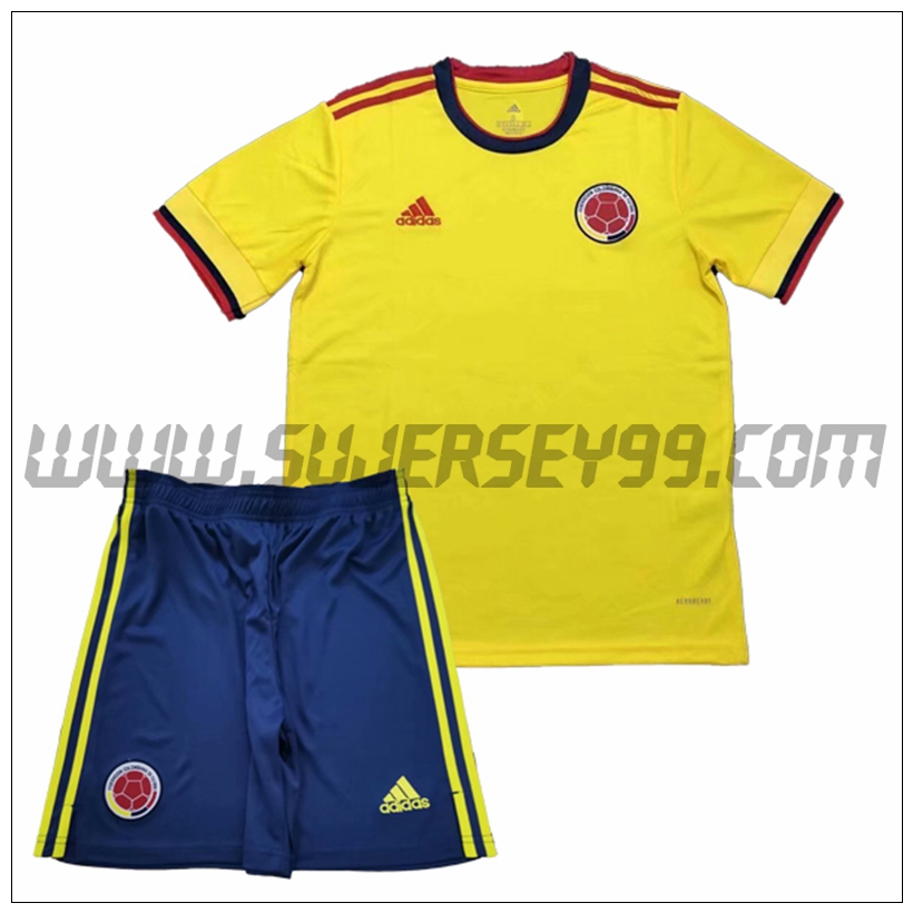 Primera Equipacion del Colombia Ninos 2021 2022