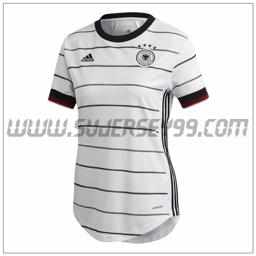 Primera Camiseta Futbol Alemania Mujer 2021 2022