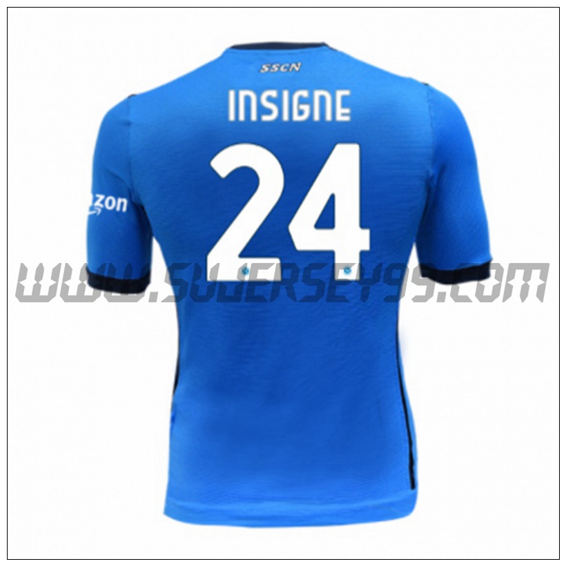 Primera Camiseta Futbol SSC Napoles INAIGNE 24 2021 2022