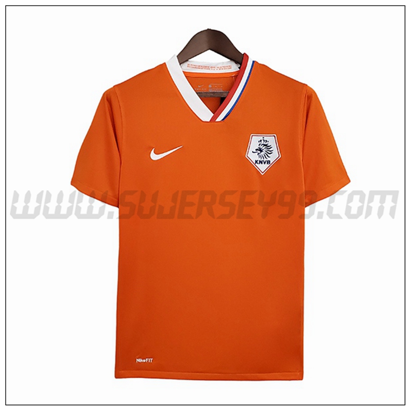 Primera Camiseta Futbol Paises Bajos Retro 2008