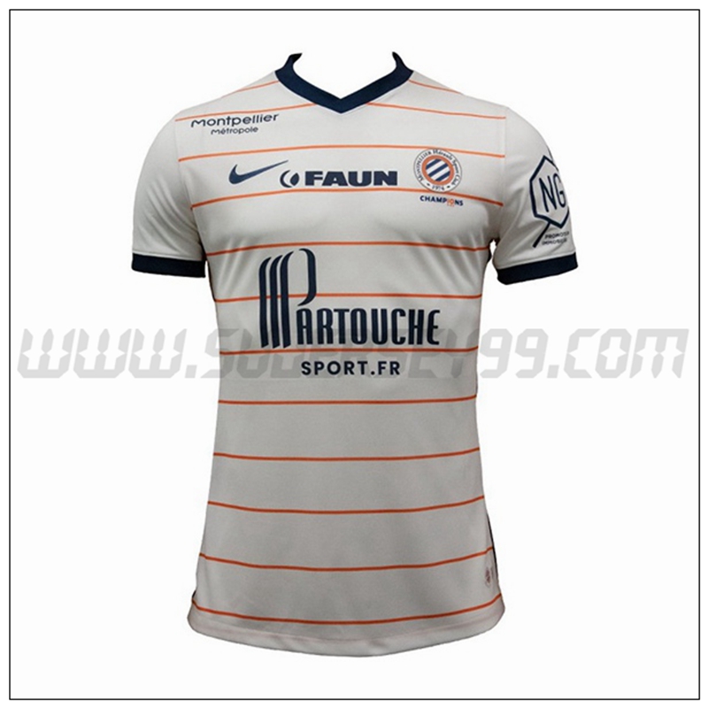 Segunda Camiseta Futbol Montpellier 2021 2022