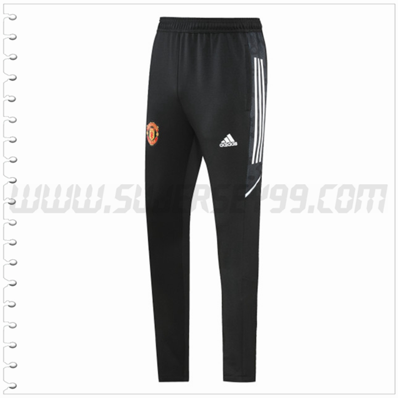 Pantalones Entrenamiento Manchester United Negro 2022 2023