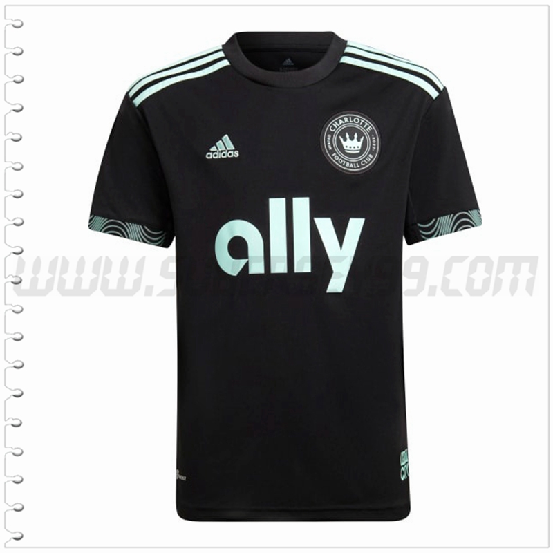 Segunda Camiseta Futbol Charlotte FC 2022 2023
