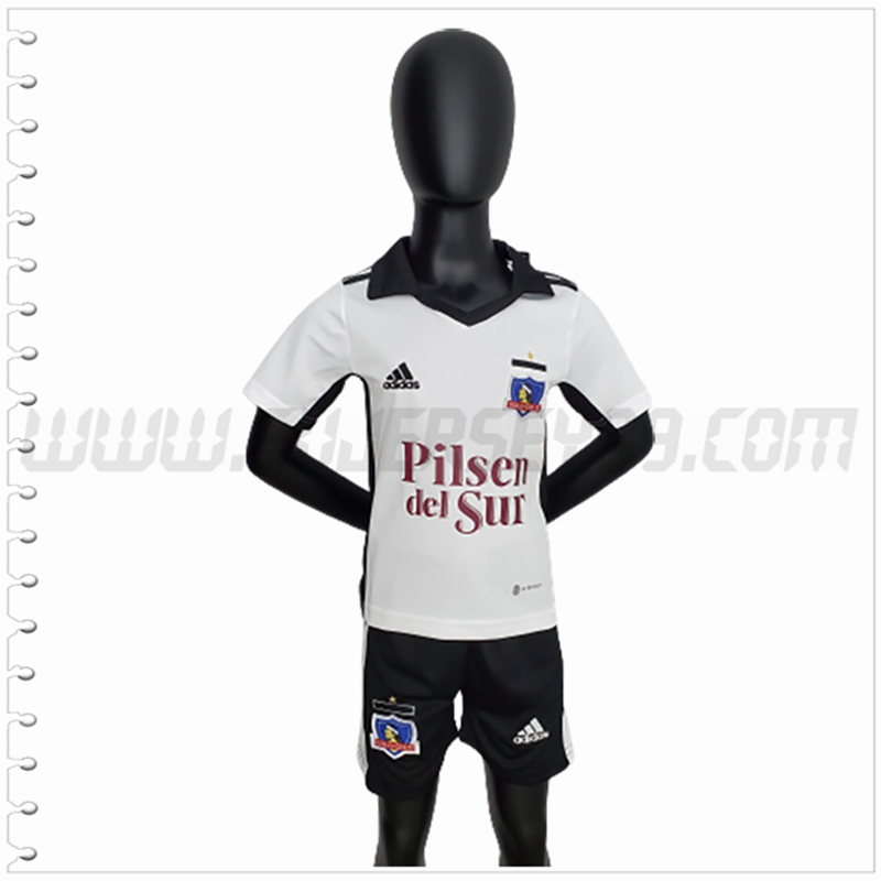 Primera Equipacion del Colo Colo Ninos 2022 2023