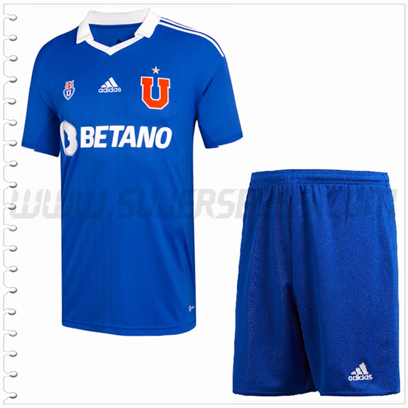 Primera Equipacion del Universidad de Chile Ninos 2022 2023