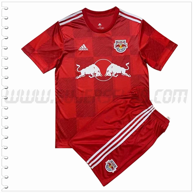 Primera Equipacion del New York Red Bulls Ninos 2022 2023